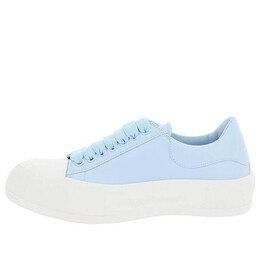 Кроссовки deck plimsoll lace-up sneakers 'blue white' Alexander McQueen, синий 667245wiab64469 | blue/white