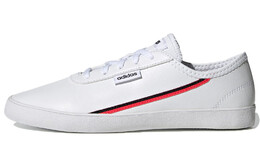Кроссовки для скейтбординга женские, низкие, белые/красные Adidas Neo eh2531