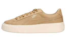 Кроссовки Puma Basket Platform Cv 'Wheat White' Women's 365623-02