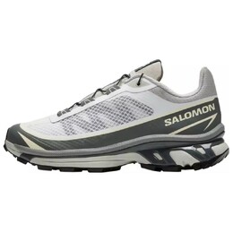 Кроссовки Salomon XT-6 Lifestyle Shoes Unisex Low-top Roland Gray/White/Gray, белый 477743 | roland gray/white/gray