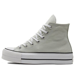 Кроссовки chuck taylor all star lift platform high 'light silver' Converse, серый 572720c | grey/green