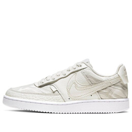 Кроссовки court vision low premium 'stacked swoosh - sail' Nike, мультиколор ci7599-100 | sail/white-aura-sail