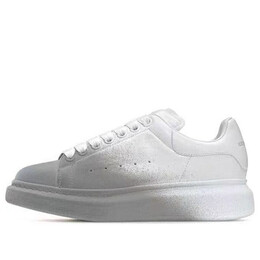 Кроссовки oversized sneaker 'white grey velvet spray' Alexander McQueen, белый 586388whwm29705 | white/grey