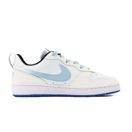 Кроссовки Nike Court Borough Skateboarding Shoes Women's Low-top Beige/Blue, бежевый/синий dv5456-019(team413-冰雾蓝釉) | beige/blue