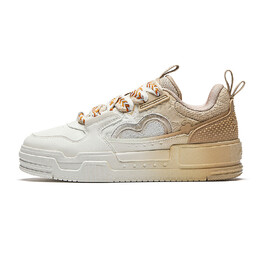 Кроссовки Anta Skateboarding Shoes Women's Low-top Ivory White / Raw Wood / Dusty Grey, серый 922348001-8 | ivory white / raw wood / dusty grey