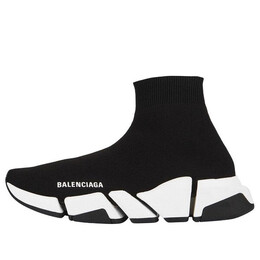 Кроссовки speed 2 trainer knit 'black white' Balenciaga, черный 617196w17021015 | black/white