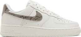 Кроссовки Nike Wmns Air Force 1 07 Phantom Ivory Snakeskin, белый/серый (Размер 37,5 RU) dd8959-002 | cdek_stock