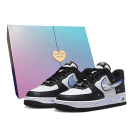 Кроссовки Nike Air Force 1 Skateboarding Shoes Unisex Low-top, черный dv0788-001(team56-星河文化sboⅹ) | black