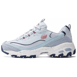 Кроссовки Skechers DLITES Chunky Sneakers Women's Low-top Light Blue/multicolored, голубой 149589-lbmt | light blue/multicolored
