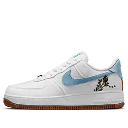 Кроссовки air force 1 '07 se 'indigo' Nike, белый cz0269-100 | white/obsidian/white/black