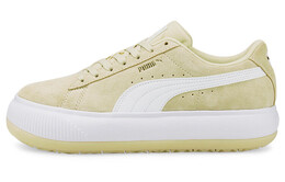 Кроссовки Puma Suede Mayu Thick Sole Minimalistic Casual Skateboarding Shoes Khaki Women's 380686-12