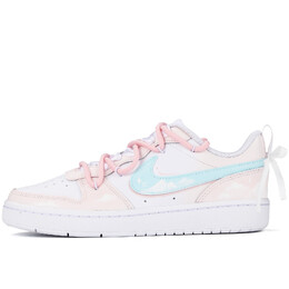 Кроссовки Nike Court Borough Skateboarding Shoes Women's Low-top, розовый bq5448-100（team342-云端少女） | pink