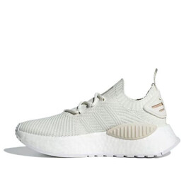 Кроссовки nmd_w1 Adidas, белый ig0483 | off white/wonder beige/acid orange