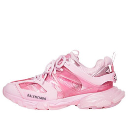 Кроссовки track sneaker 'clear sole - pink' Balenciaga, красный 647741w3bm45000 | pinkred