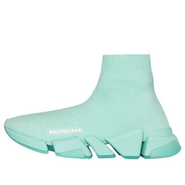 Кроссовки speed 2.0 sneakers 'recycled transparent sole mint' Balenciaga, мультиколор 654045w2di43412 | teal/white