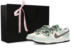 Кроссовки Nike Dunk Skateboarding Shoes Women's Low-top Beige, светло-зеленый fb9109-107（team212-繁花绿hssbox) | light green