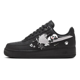Кроссовки Nike Air Force 1 Skateboard Shoes Women's Low-Top Black White hq1180-001(team181-竹林熊猫 ) | black