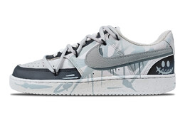 Кроссовки Nike Court Vision 1 Skateboarding Shoes Unisex Low-top Gray, темно-синий dh2987-101(team60-潮流涂鸦) | navy blue