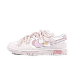 Кроссовки Nike Dunk Skateboard Shoes Women's Low-Top Pink hf5074-133(team27-女款粉黛蝶语s-box) | pink