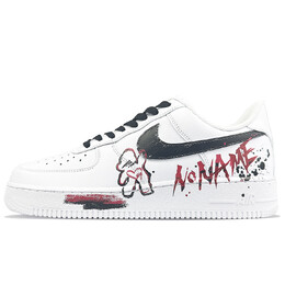 Кроссовки Nike Air Force 1 Skateboarding Shoes Unisex Low-top Black/Dark Obsidian/Total Orange, черный/оранжевый cw2288-111(team40-熊影) | black/dark obsidian/total orange