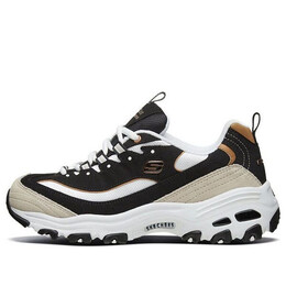 Кроссовки d lites 1.0 low-top running shoes black/gold Skechers, черный 66666228-bkgd | black/gold