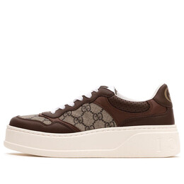 Кроссовки leather gg sneaker 'light brown' Gucci, коричневый 670408-upga0-2348 | light brown/beige