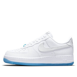 Кроссовки air force 1 low '07 lx 'uv reactive swoosh' Nike, белый da8301-101 | white/university blue