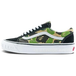 Кроссовки Vans Old Skool BAPE X 36 'ABC Camo', красный vn000e6ve36 | red/blue