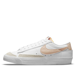 Кроссовки blazer low '77 'white pale coral' Nike, белый dc4769-106 | white/pale coral/black/rattan
