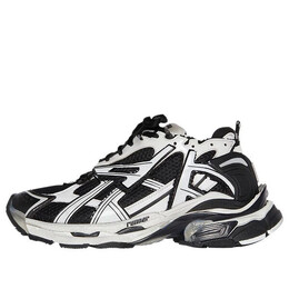 Кроссовки runner 'white black white' Balenciaga, черный 677402w3rb29010 | black/white