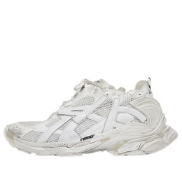Кроссовки runner sneaker 'worn-out white' Balenciaga, белый 677402w3rb19000 | white/black