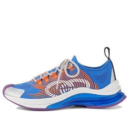 Кроссовки run sneaker 'blue orange' Gucci, синий 680902-ufe10-8880 | blue/orange