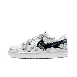 Кроссовки Nike Court Vision 1 Skateboarding Shoes Women's Low-top Black/white, черный/белый dh3158-101(team332-女款暗影毒刺） | black/white