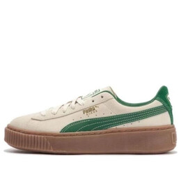 Кроссовки suede platform core 'beige green' Puma, бежевый 363559-13 | beige/green