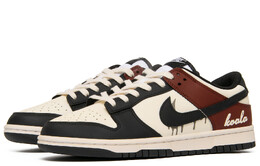 Кроссовки Nike Dunk Skateboarding Shoes Unisex Low-top Black/Red, черный/красный dd1391-100(team94-赤红涂鸦) | black/red