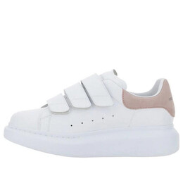 Кроссовки oversized triple strap sneaker 'white pink' Alexander McQueen, белый 697105whgp79182 | white/pink