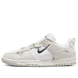 Кроссовки dunk low disrupt 2 'pale ivory black' Nike, белый dh4402-101 | white/light /white/black