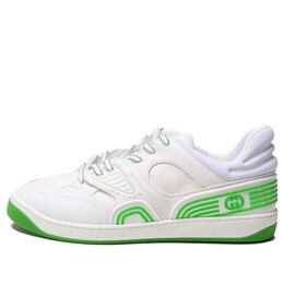 Кроссовки basket 'white green' Gucci, белый 700290-2shg0-9089 | white/green