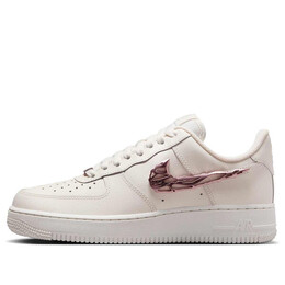Кроссовки air force 1 low 'liquid metal swoosh metallic pink' Nike, белый if1686-161 | white/pink