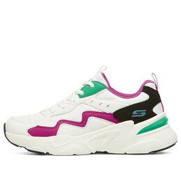 Кроссовки bobs bamina 'white green pink' Skechers, белый 117044-wptq | white/green/pink