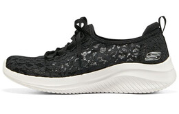 Кроссовки Ultra Flex 3.0 Lifestyle женские с низким верхом черного цвета Skechers 896128-blk