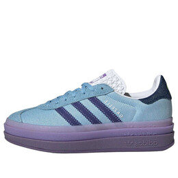 Кроссовки x kseniaschnaider gazelle bold 'denim purple' Adidas, синий ig4339 | denim/purple/violet