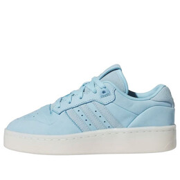 Кроссовки rivalry low lux 'clear blue' Adidas, синий ih0351 | clear blue/clear blue/ivory