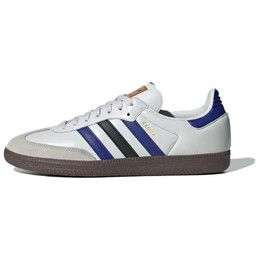 Кроссовки Adidas Samba OG 'White Active Blue', синий id1381 | blue/ashen slate/black/pale ivory/sesame