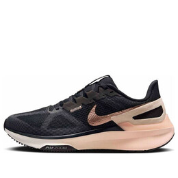 Кроссовки air zoom structure 25 'black crimson tint metallic red bronze' Nike, черный dj7884-008 | black/crimson tint/anthracite/metallic red bronze