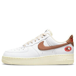 Кроссовки air force 1 low '07 lx 'coconut' Nike, белый dj9943-101 | white/archaeo brown-coconut milk