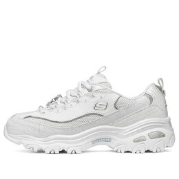 Кроссовки d lites 1.0 white/silver Skechers, белый 12241-wsl | white/silver