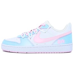 Кроссовки Nike Court Borough Skateboarding Shoes Women's Low-top Blue/pink, синий/розовый dv5456-105(team335-46星语) | blue/pink