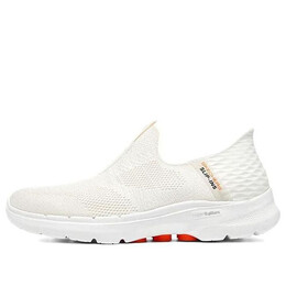 Кроссовки go walk 6 slip in fabulous view 'off white' Skechers, белый 124569-ofwt | off white