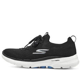 Кроссовки go walk 6 'black light blue' Skechers, черный 124620-bklb | black/light blue
